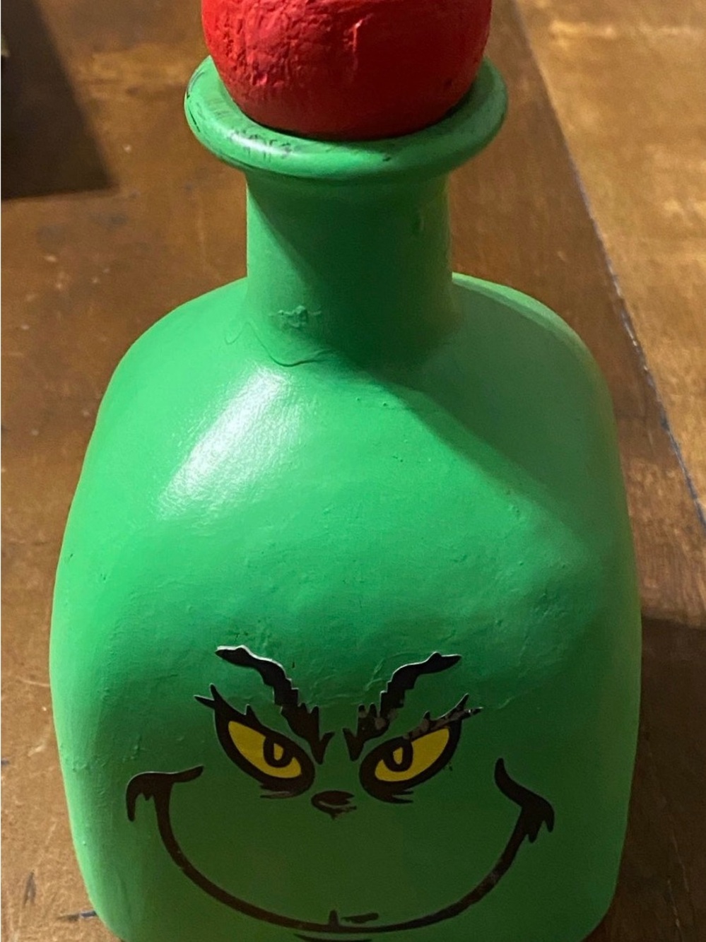 Green Grinch patron  Bottle - Unbranded